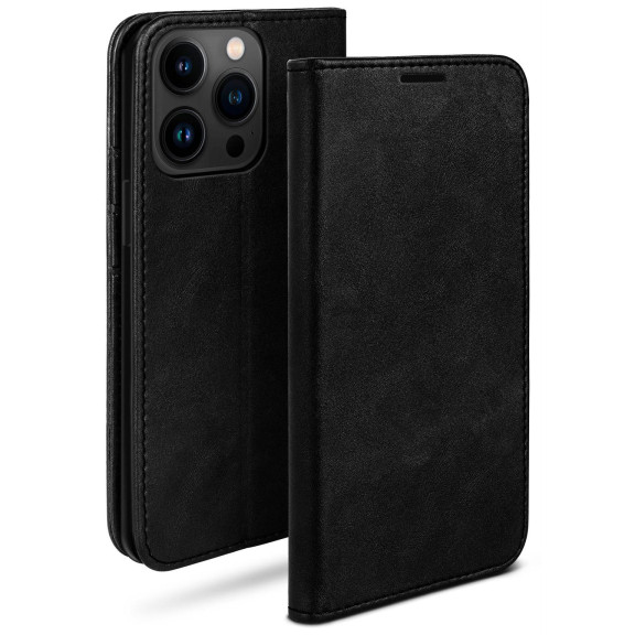 moex Casual Case iPhone 13 Pro Max Hülle klappbar Leder Optik – Weiteres Produktbild 1