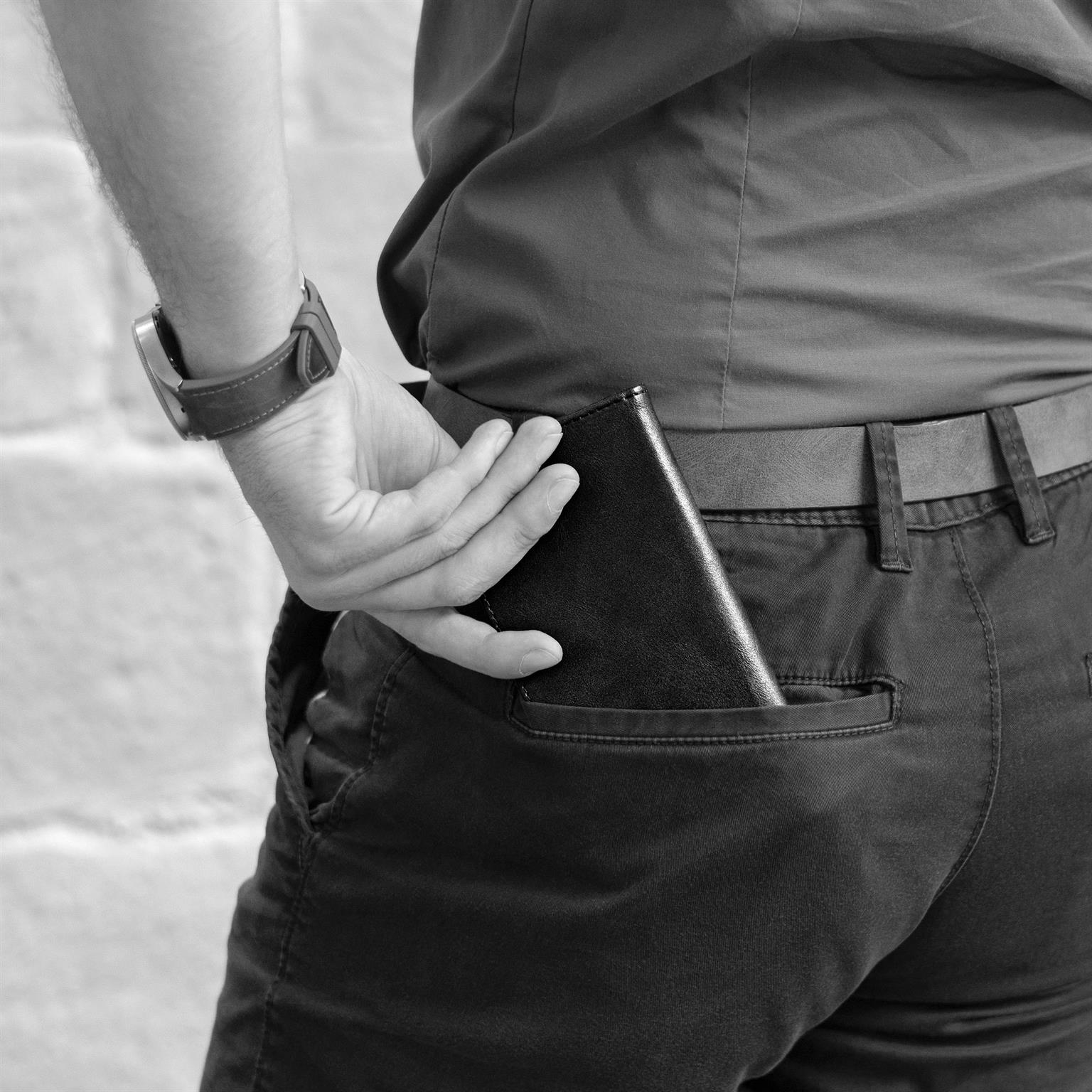 moex Casual Case iPhone 13 Pro Max Hülle klappbar Leder Optik – Weiteres Produktbild 8