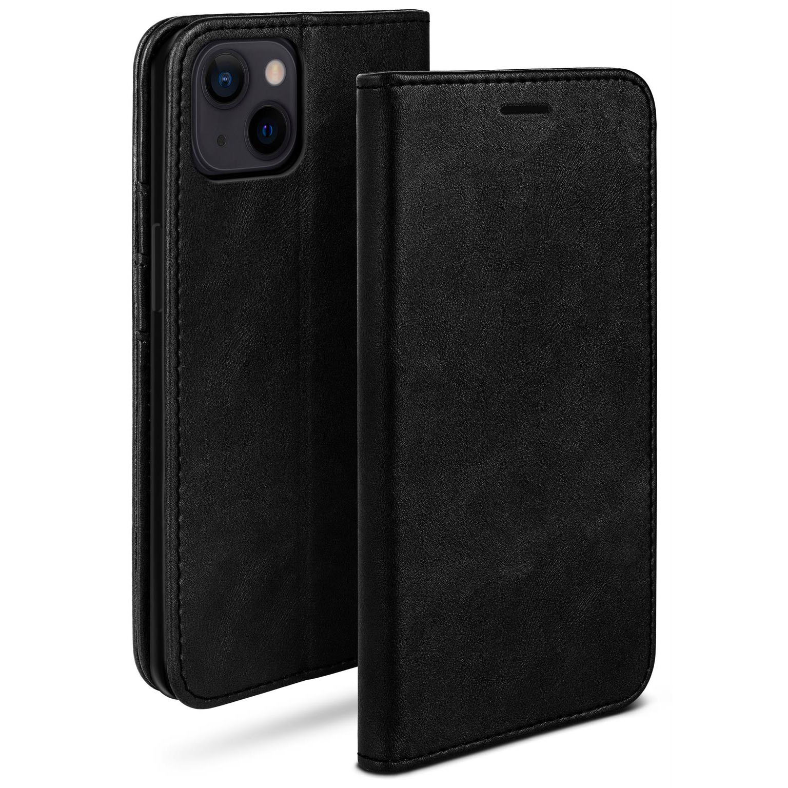 moex Casual Case iPhone 13 Hülle klappbar Leder Optik – Weiteres Produktbild 1 moex Casual Case iPhone 13 Hülle klappbar Leder Optik – Weiteres Produktbild 1