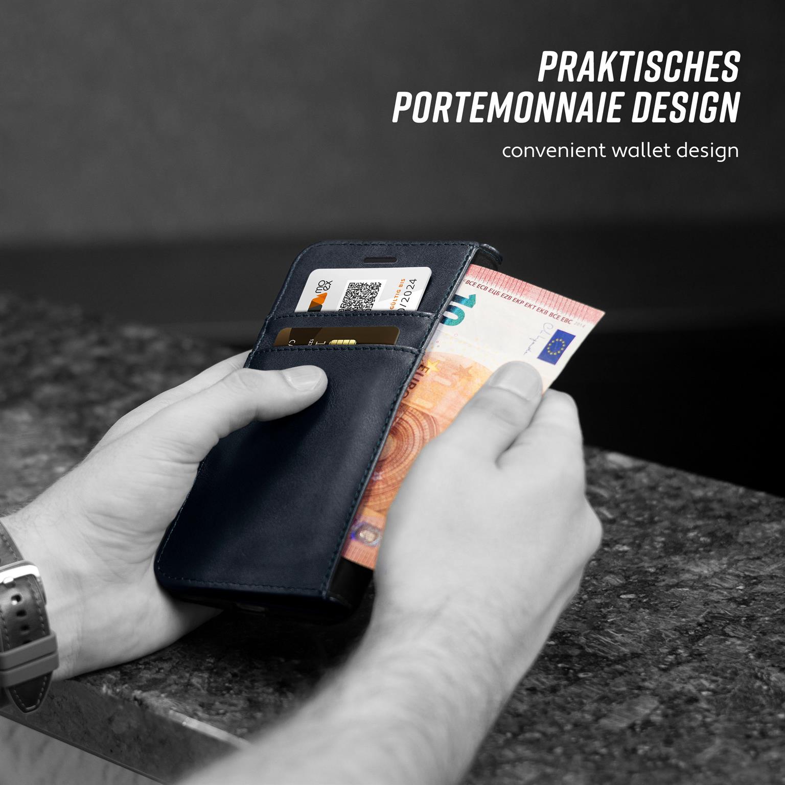 moex Casual Case iPhone 4S Hülle klappbar Leder Optik – Weiteres Produktbild 2 moex Casual Case iPhone 4S Hülle klappbar Leder Optik – Weiteres Produktbild 2