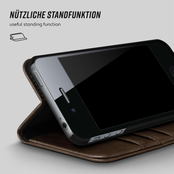 moex Casual Case iPhone 4S Hülle klappbar Leder Optik – Weiteres Produktbild 4