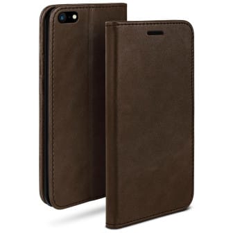 moex Casual Case iPhone 5 Hülle klappbar Leder Optik – Dark-Soil moex Casual Case iPhone 5 Hülle klappbar Leder Optik – Dark-Soil