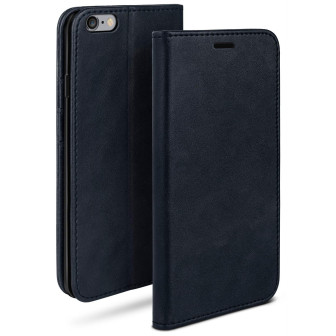 moex Casual Case iPhone 6 Hülle klappbar Leder Optik – Deep-Ocean moex Casual Case iPhone 6 Hülle klappbar Leder Optik – Deep-Ocean