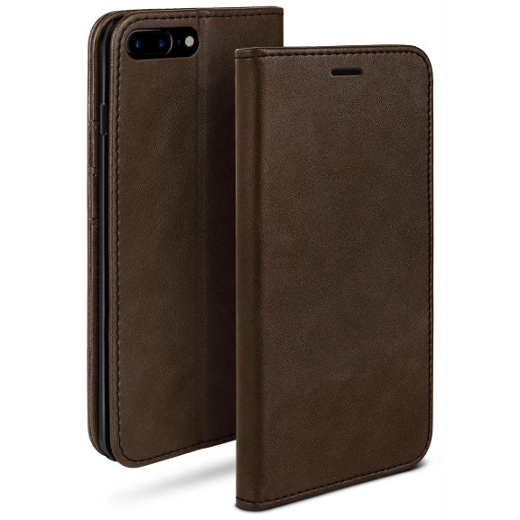 moex Casual Case iPhone 7 Plus Hülle klappbar Leder Optik – Weiteres Produktbild 1