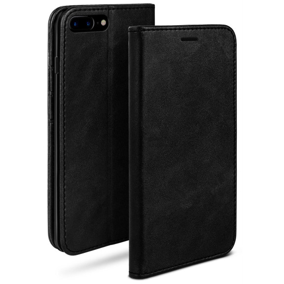 moex Casual Case iPhone 8 Plus Hülle klappbar Leder Optik – Weiteres Produktbild 1