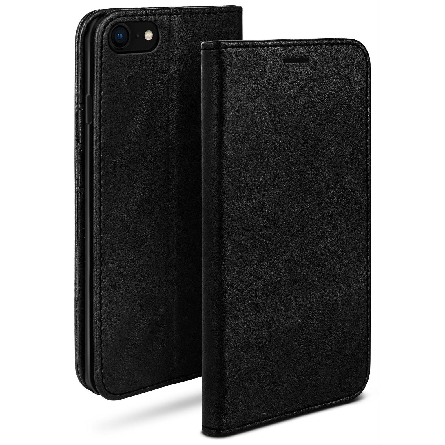 moex Casual Case iPhone 8 Hülle klappbar Leder Optik – undefined