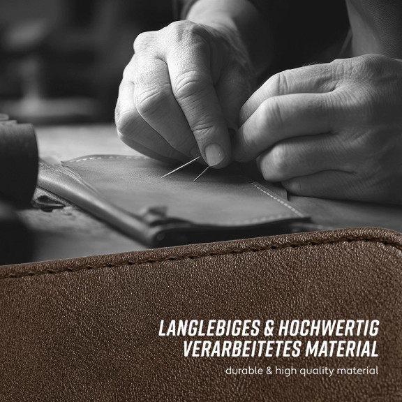 moex Casual Case iPhone X Hülle klappbar Leder Optik – Weiteres Produktbild 5