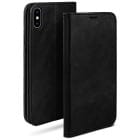 moex Casual Case iPhone XS Max Hülle klappbar Leder Optik – Produktbild 1