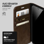 moex Casual Case iPhone XS Hülle klappbar Leder Optik – Weiteres Produktbild 3