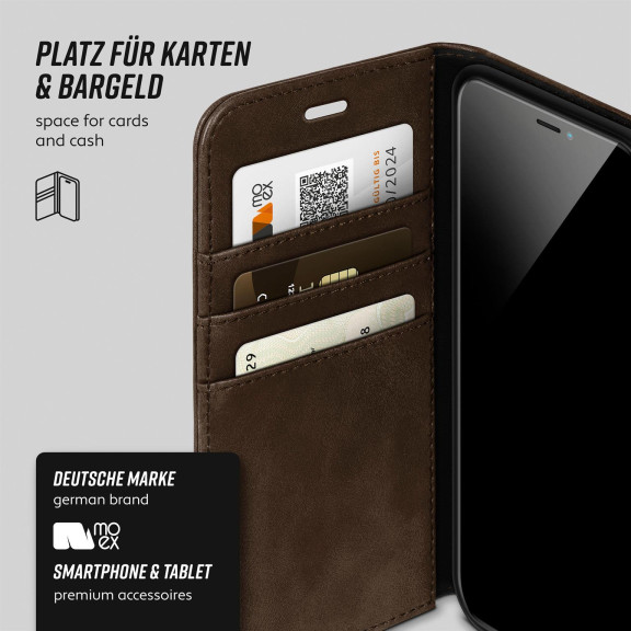 moex Casual Case iPhone XS Hülle klappbar Leder Optik – Weiteres Produktbild 3 moex Casual Case iPhone XS Hülle klappbar Leder Optik – Weiteres Produktbild 3