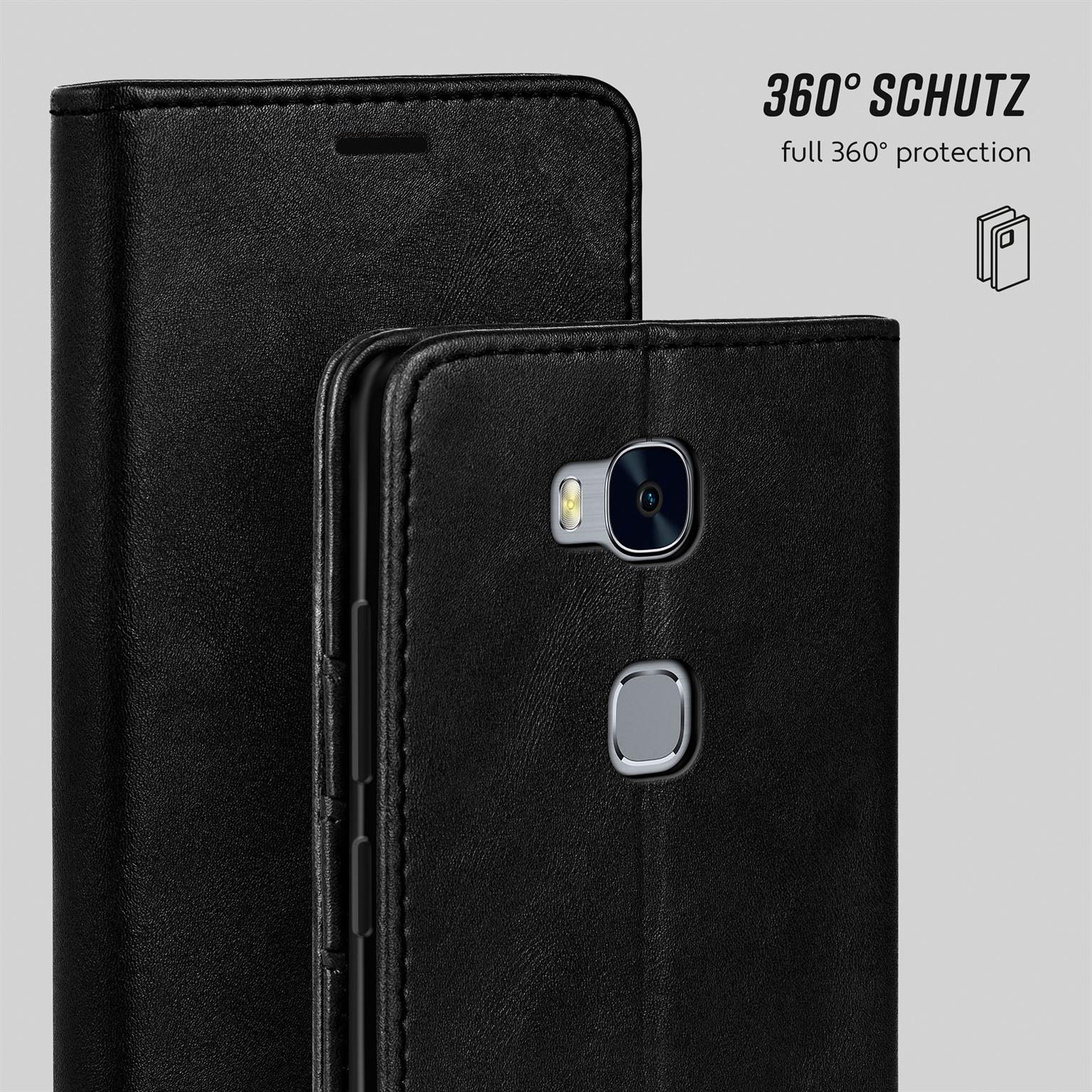 moex Casual Case Huawei GR5 (2016) Hülle klappbar Leder Optik – Weiteres Produktbild 6