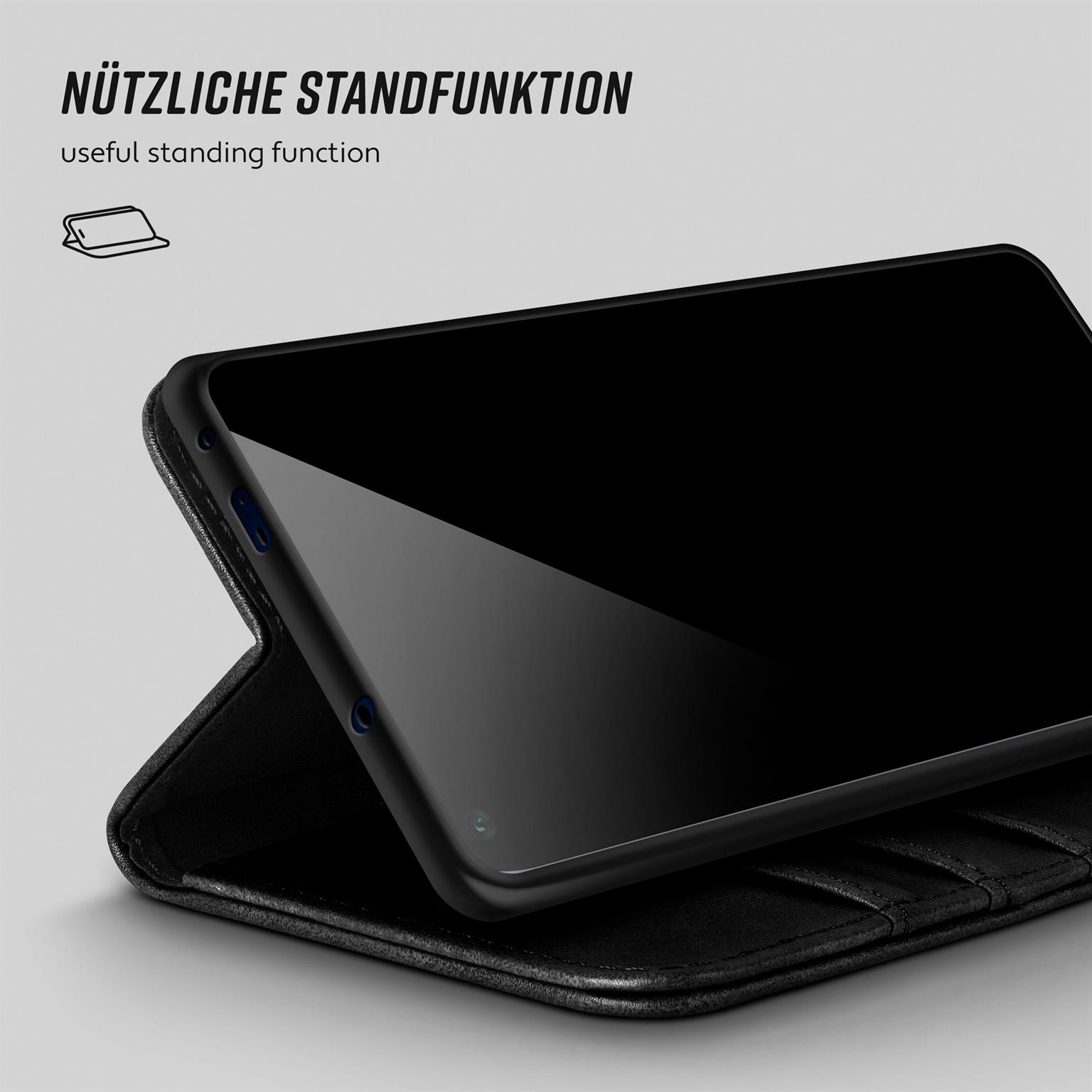 moex Casual Case Huawei Honor View 20 Hülle klappbar Leder Optik – Weiteres Produktbild 3