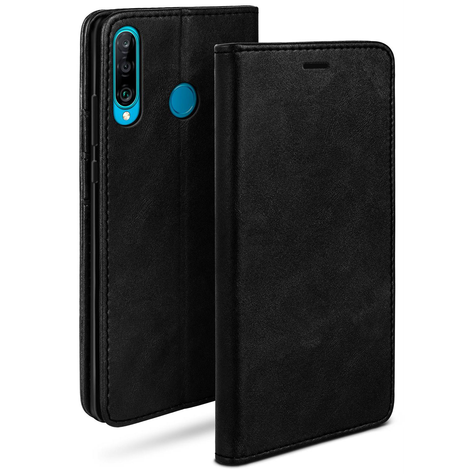 moex Casual Case Huawei P30 Lite New Edition Hülle klappbar Leder Optik – undefined