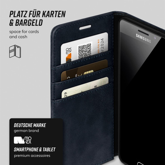 moex Casual Case Samsung Galaxy A3 (2016) Hülle klappbar Leder Optik – Weiteres Produktbild 3 moex Casual Case Samsung Galaxy A3 (2016) Hülle klappbar Leder Optik – Weiteres Produktbild 3