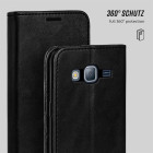 moex Casual Case Samsung Galaxy J3 (2016) Hülle klappbar Leder Optik – Weiteres Produktbild 6
