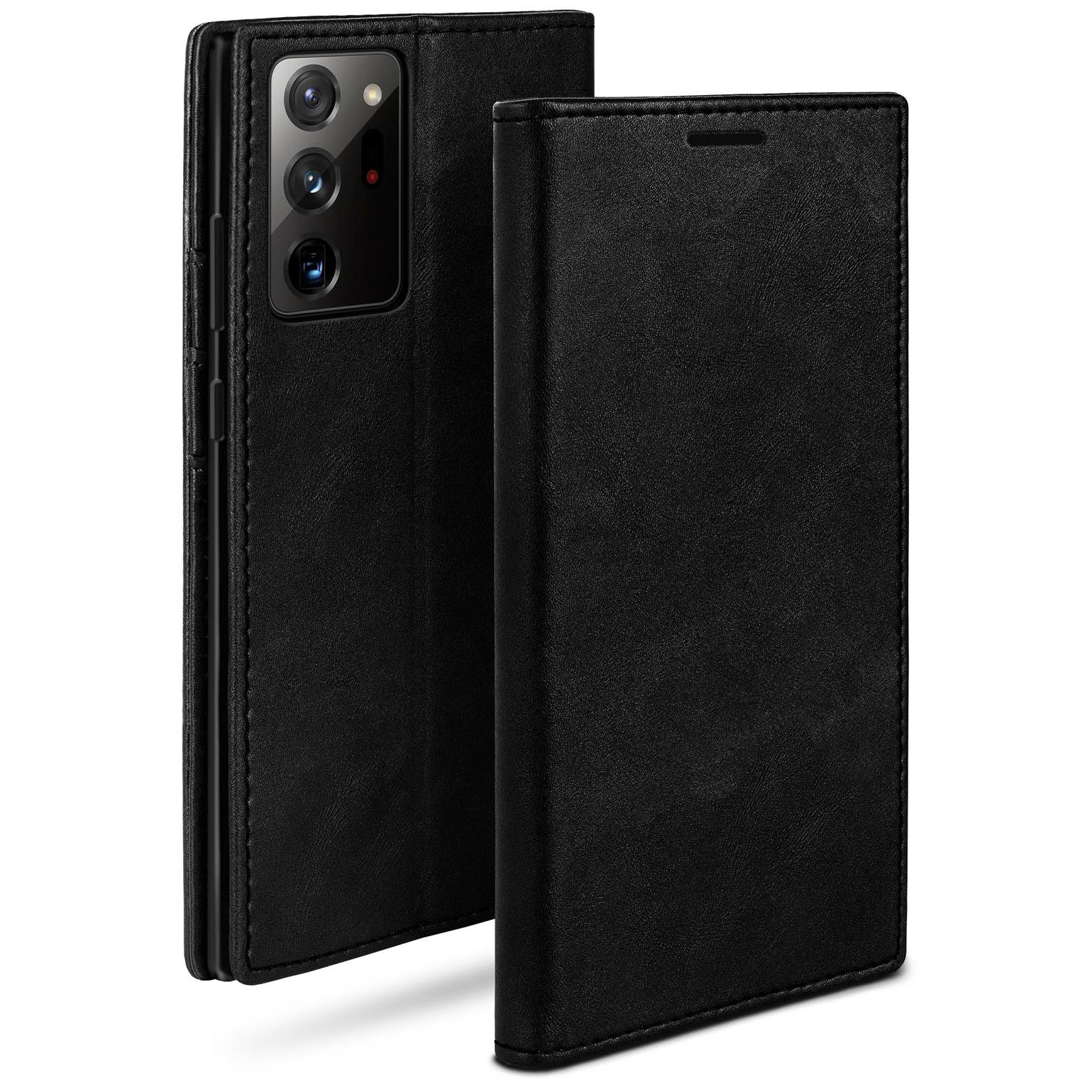 moex Casual Case Samsung Galaxy Note 20 Ultra 5G Hülle klappbar Leder Optik – undefined