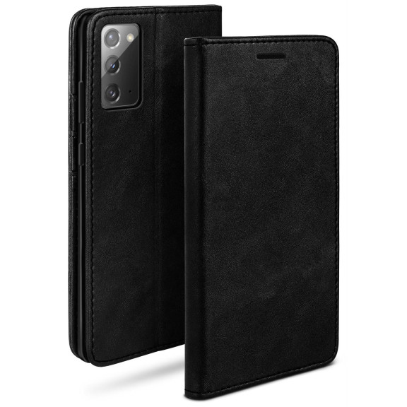 moex Casual Case Samsung Galaxy Note 20 Hülle klappbar Leder Optik – Weiteres Produktbild 1