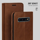 moex Casual Case Samsung Galaxy S10 Hülle klappbar Leder Optik – Weiteres Produktbild 6