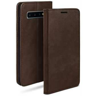 moex Casual Case Samsung Galaxy S10 Hülle klappbar Leder Optik – Dark-Soil moex Casual Case Samsung Galaxy S10 Hülle klappbar Leder Optik – Dark-Soil