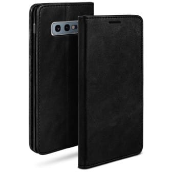 moex Casual Case Samsung Galaxy S10e Hülle klappbar Leder Optik – Onyx moex Casual Case Samsung Galaxy S10e Hülle klappbar Leder Optik – Onyx