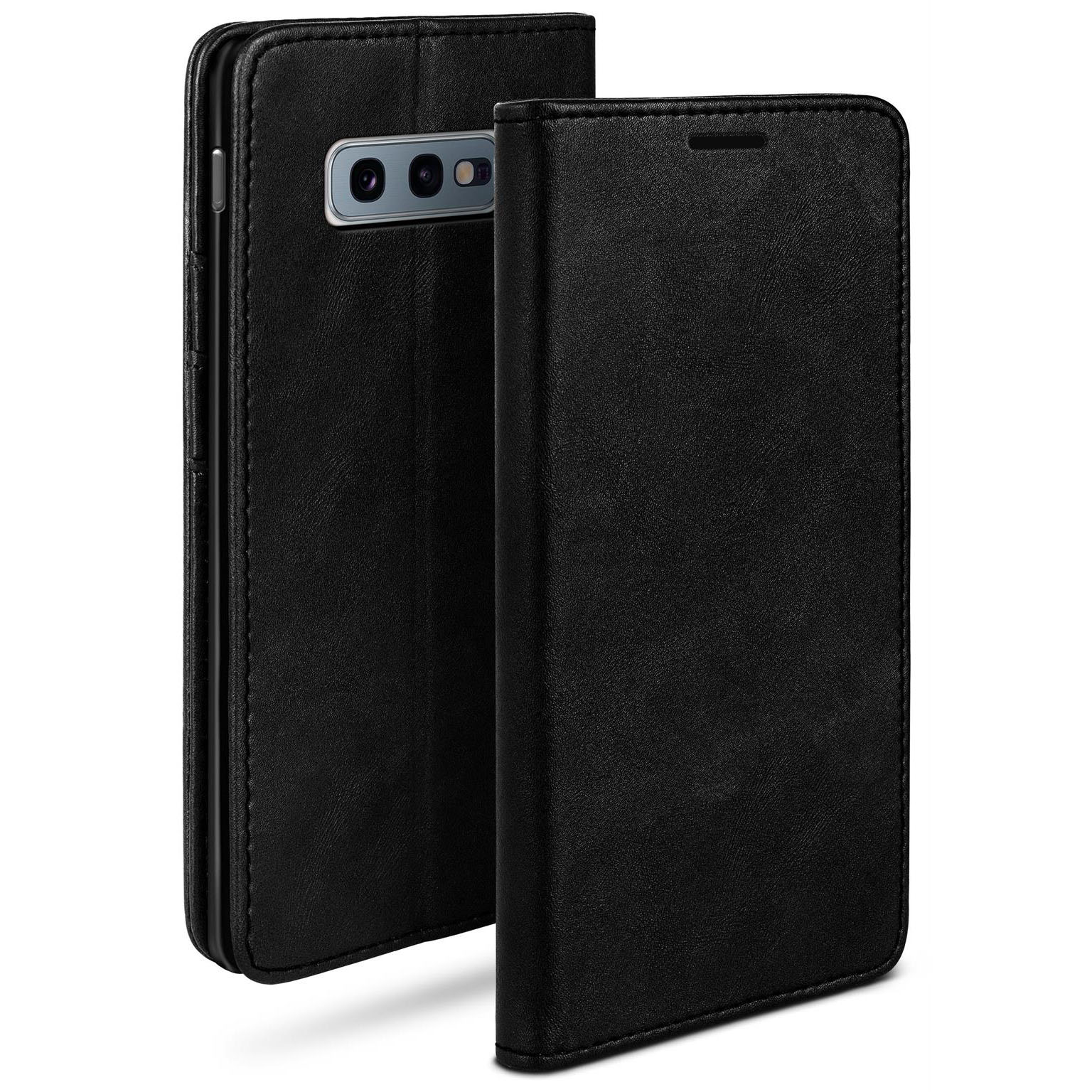 moex Casual Case Samsung Galaxy S10e Hülle klappbar Leder Optik – undefined