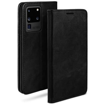 moex Casual Case Samsung Galaxy S20 Ultra Hülle klappbar Leder Optik – Onyx moex Casual Case Samsung Galaxy S20 Ultra Hülle klappbar Leder Optik – Onyx
