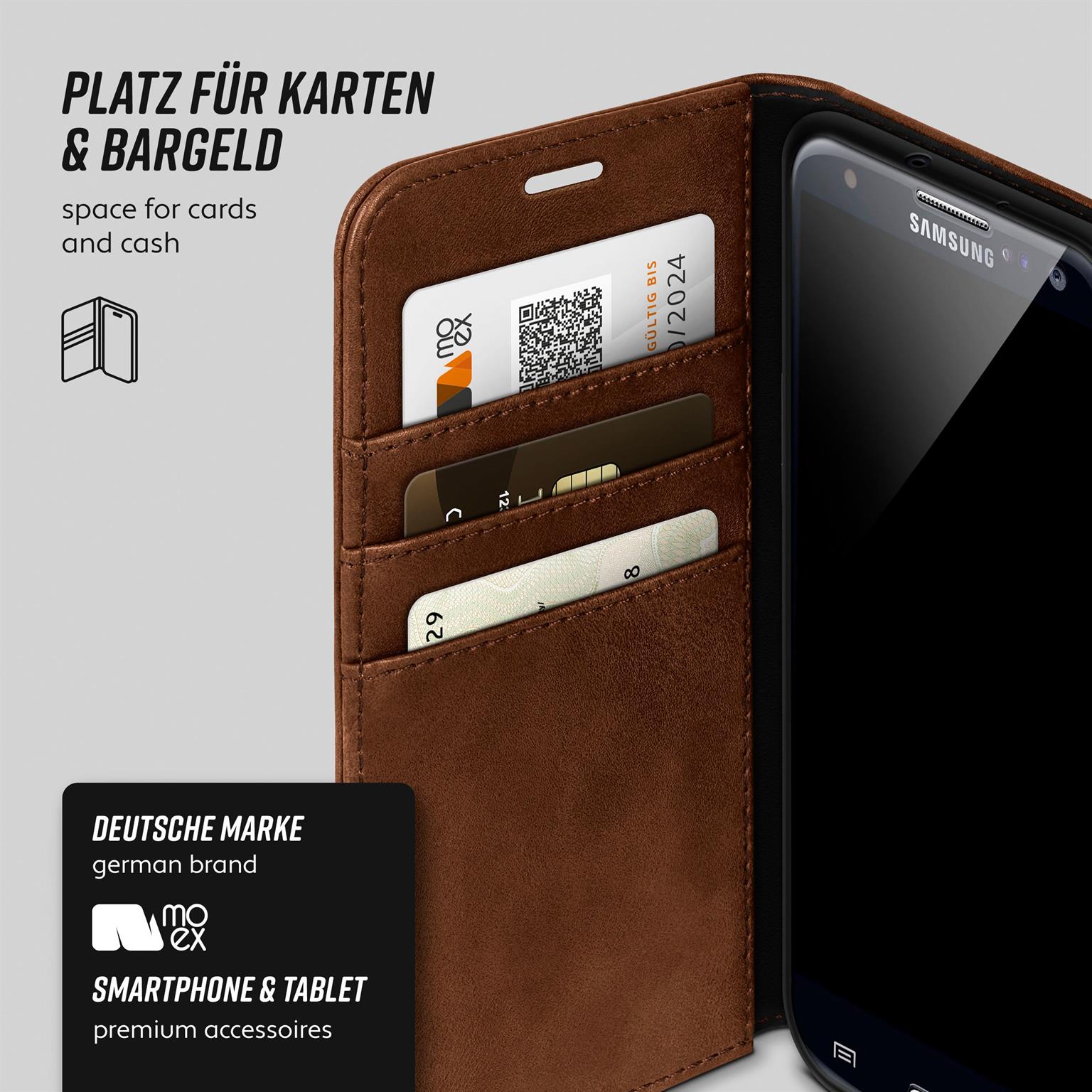 moex Casual Case Samsung Galaxy S3 Hülle klappbar Leder Optik – Weiteres Produktbild 3 moex Casual Case Samsung Galaxy S3 Hülle klappbar Leder Optik – Weiteres Produktbild 3