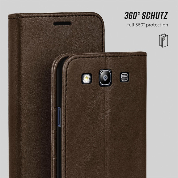 moex Casual Case Samsung Galaxy S3 Neo Hülle klappbar Leder Optik – Weiteres Produktbild 6