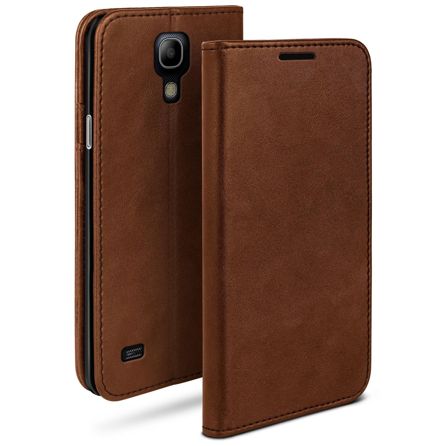 moex Casual Case Samsung Galaxy S4 Mini Hülle klappbar Leder Optik – undefined