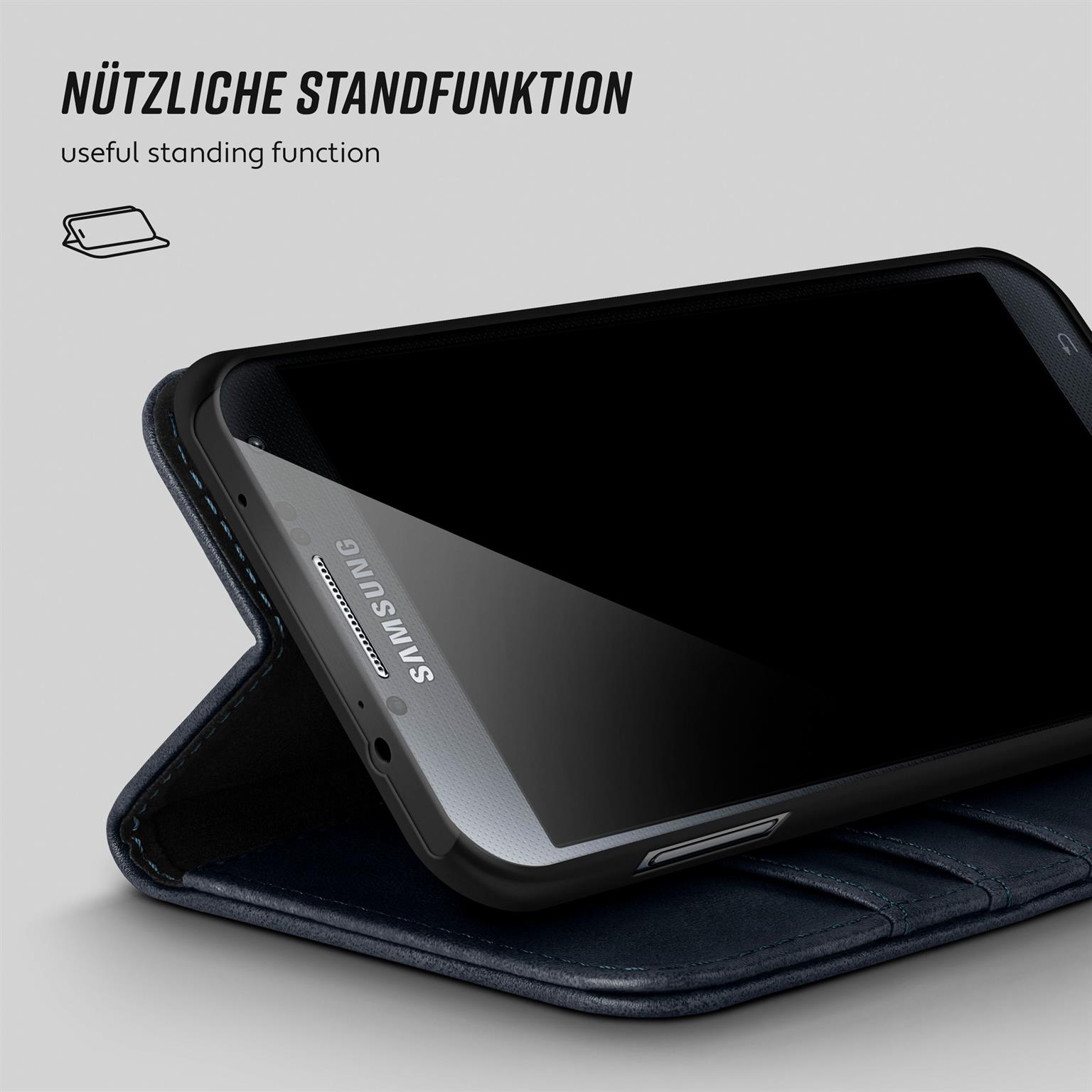 moex Casual Case Samsung Galaxy S4 Hülle klappbar Leder Optik – Weiteres Produktbild 4
