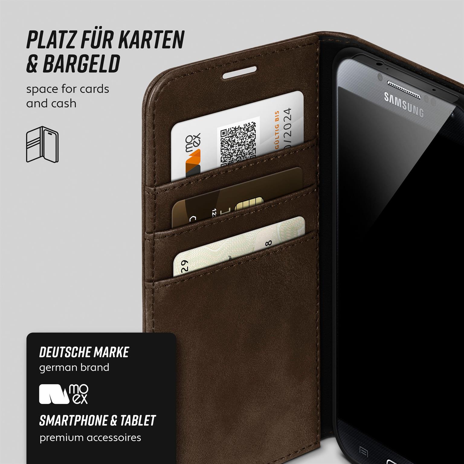 moex Casual Case Samsung Galaxy S4 Hülle klappbar Leder Optik – Weiteres Produktbild 3 moex Casual Case Samsung Galaxy S4 Hülle klappbar Leder Optik – Weiteres Produktbild 3