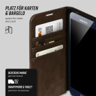 moex Casual Case Samsung Galaxy S5 Hülle klappbar Leder Optik – Weiteres Produktbild 3