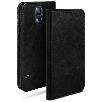 moex moex Casual Case Samsung Galaxy S5 Neo Hülle klappbar Leder Optik – Onyx