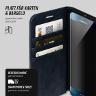 moex Casual Case Samsung Galaxy S6 Edge Hülle klappbar Leder Optik – Weiteres Produktbild 3