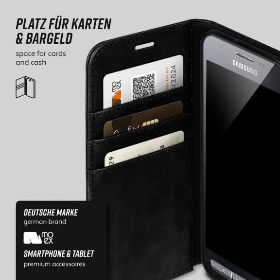 moex Casual Case Samsung Galaxy Xcover 3 Hülle klappbar Leder Optik – Weiteres Produktbild 3 moex Casual Case Samsung Galaxy Xcover 3 Hülle klappbar Leder Optik – Weiteres Produktbild 3