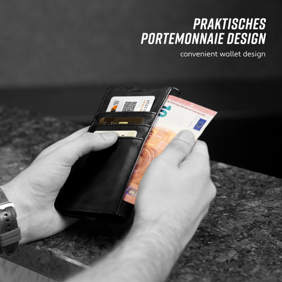 moex Casual Case Redmi Note 8 Pro Hülle klappbar Leder Optik – Weiteres Produktbild 2