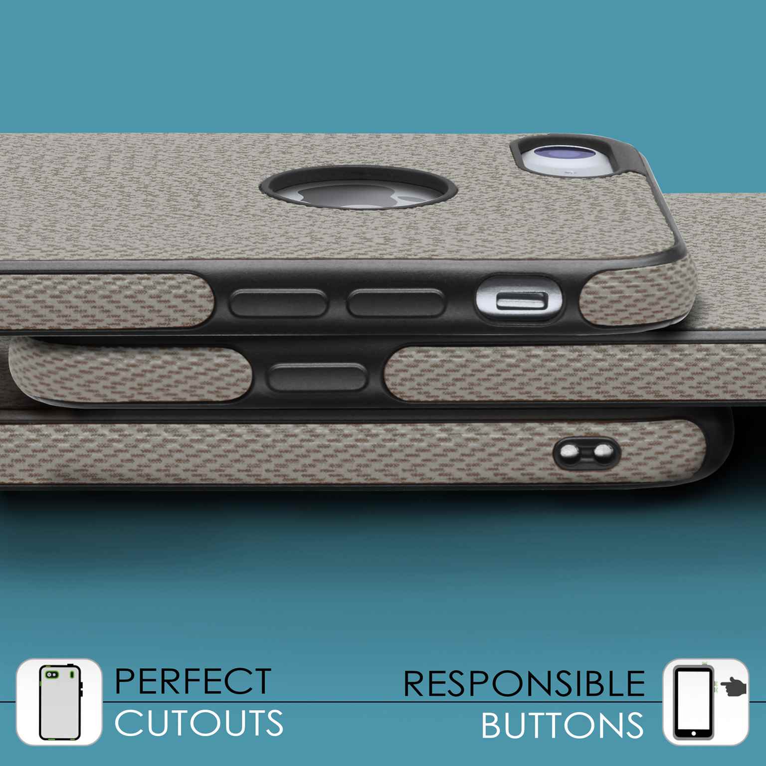 moex Chevron Case für iPhone 6 – Flexible Hülle mit erhöhtem Rand für optimalen Schutz – Weiteres Produktbild 3