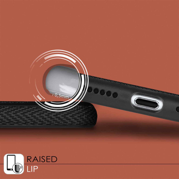 moex Chevron Case für iPhone 8 Plus – Flexible Hülle mit erhöhtem Rand für optimalen Schutz – Weiteres Produktbild 5