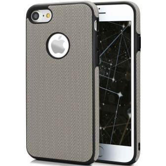 moex Chevron Case für iPhone 8 – Flexible Hülle mit erhöhtem Rand für optimalen Schutz – Bigio