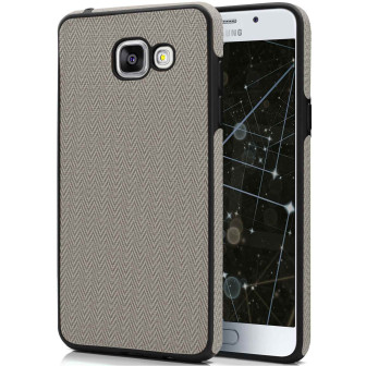 moex moex Chevron Case für Samsung Galaxy A3 (2016) – Flexible Hülle mit erhöhtem Rand für optimalen Schutz – Bigio