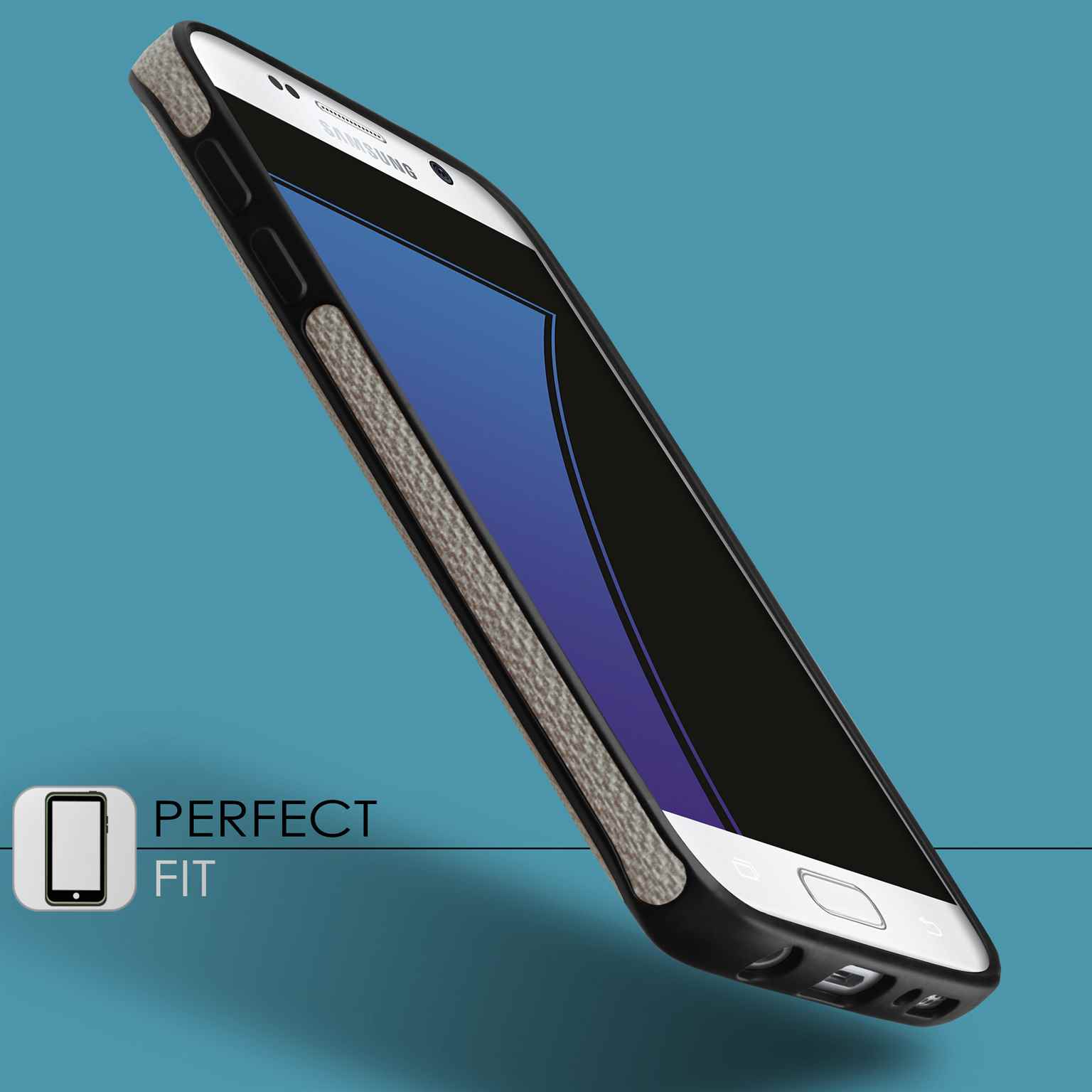 moex Chevron Case für Samsung Galaxy A3 (2016) – Flexible Hülle mit erhöhtem Rand für optimalen Schutz – Weiteres Produktbild 2