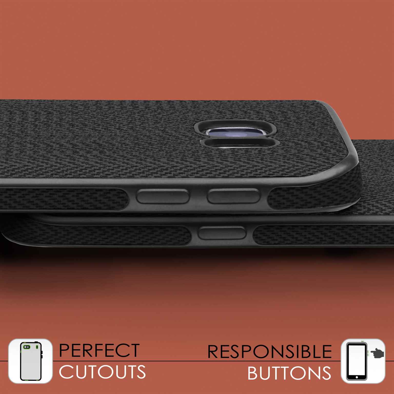 moex Chevron Case für Samsung Galaxy A3 (2016) – Flexible Hülle mit erhöhtem Rand für optimalen Schutz – Weiteres Produktbild 4 moex Chevron Case für Samsung Galaxy A3 (2016) – Flexible Hülle mit erhöhtem Rand für optimalen Schutz – Weiteres Produktbild 4