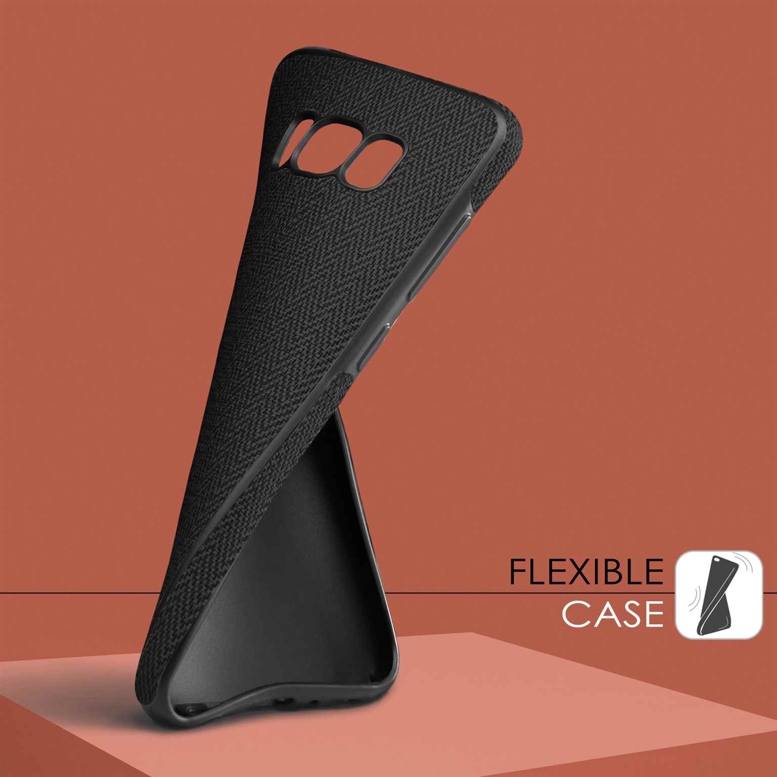 moex Chevron Case für Samsung Galaxy A5 (2016) – Flexible Hülle mit erhöhtem Rand für optimalen Schutz – Weiteres Produktbild 2