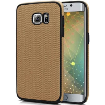 moex Chevron Case für Samsung Galaxy S6 Edge – Flexible Hülle mit erhöhtem Rand für optimalen Schutz – Avorio moex Chevron Case für Samsung Galaxy S6 Edge – Flexible Hülle mit erhöhtem Rand für optimalen Schutz – Avorio