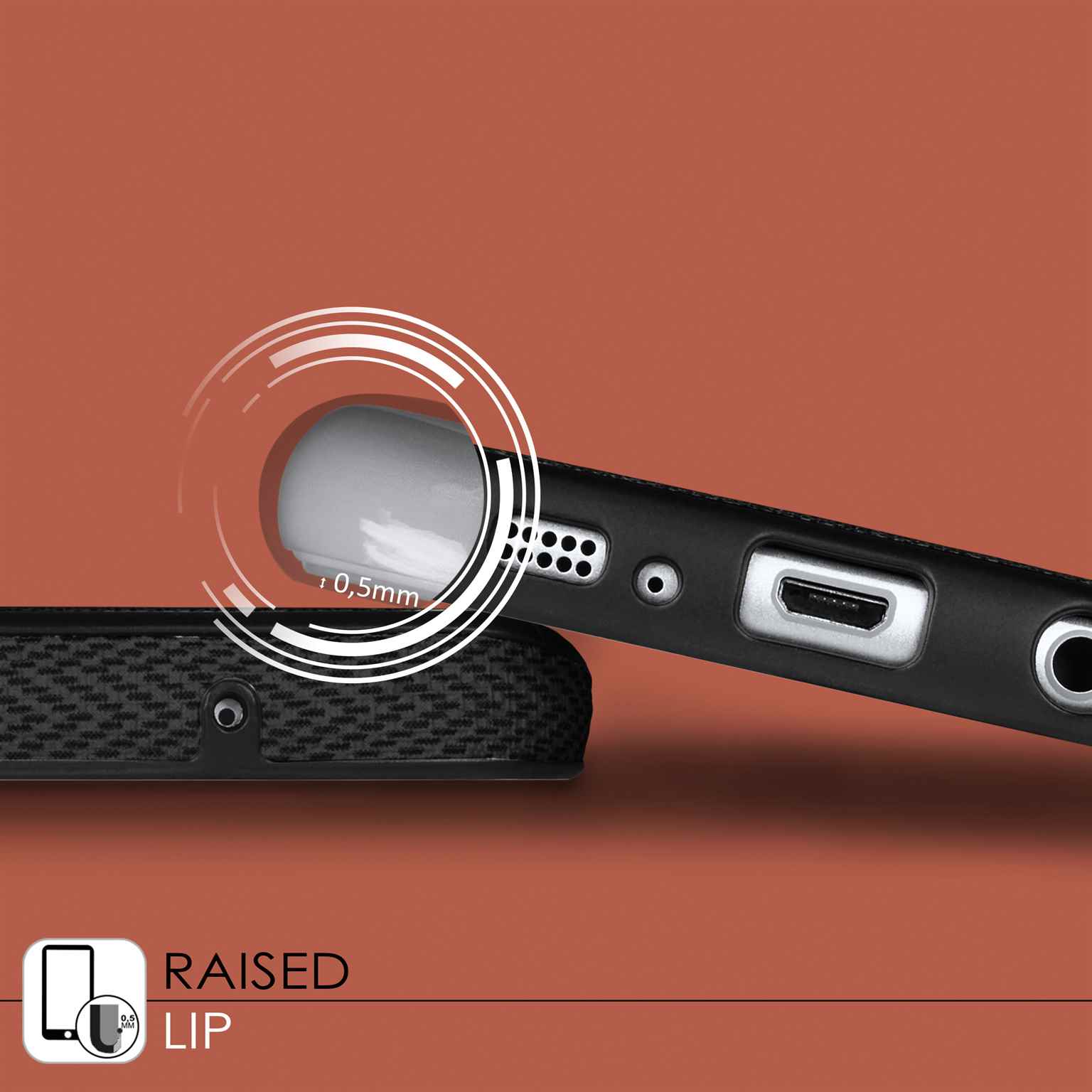 moex Chevron Case für Samsung Galaxy S6 Edge – Flexible Hülle mit erhöhtem Rand für optimalen Schutz – Weiteres Produktbild 5 moex Chevron Case für Samsung Galaxy S6 Edge – Flexible Hülle mit erhöhtem Rand für optimalen Schutz – Weiteres Produktbild 5