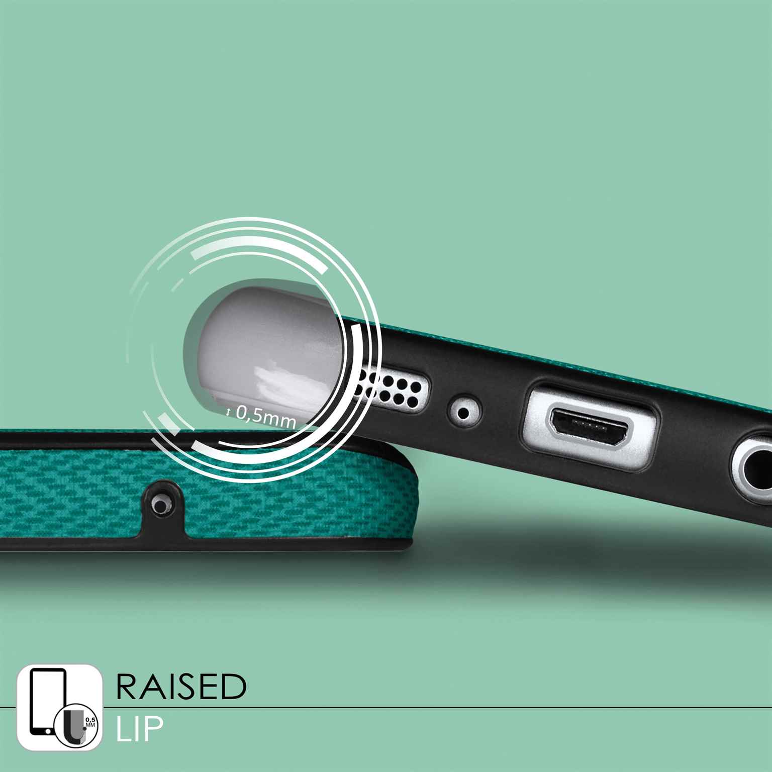 moex Chevron Case für Samsung Galaxy S6 Edge – Flexible Hülle mit erhöhtem Rand für optimalen Schutz – Weiteres Produktbild 5 moex Chevron Case für Samsung Galaxy S6 Edge – Flexible Hülle mit erhöhtem Rand für optimalen Schutz – Weiteres Produktbild 5