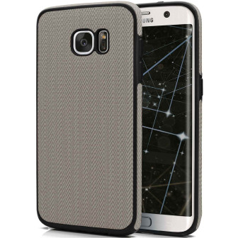 moex moex Chevron Case für Samsung Galaxy S7 Edge – Flexible Hülle mit erhöhtem Rand für optimalen Schutz – Bigio