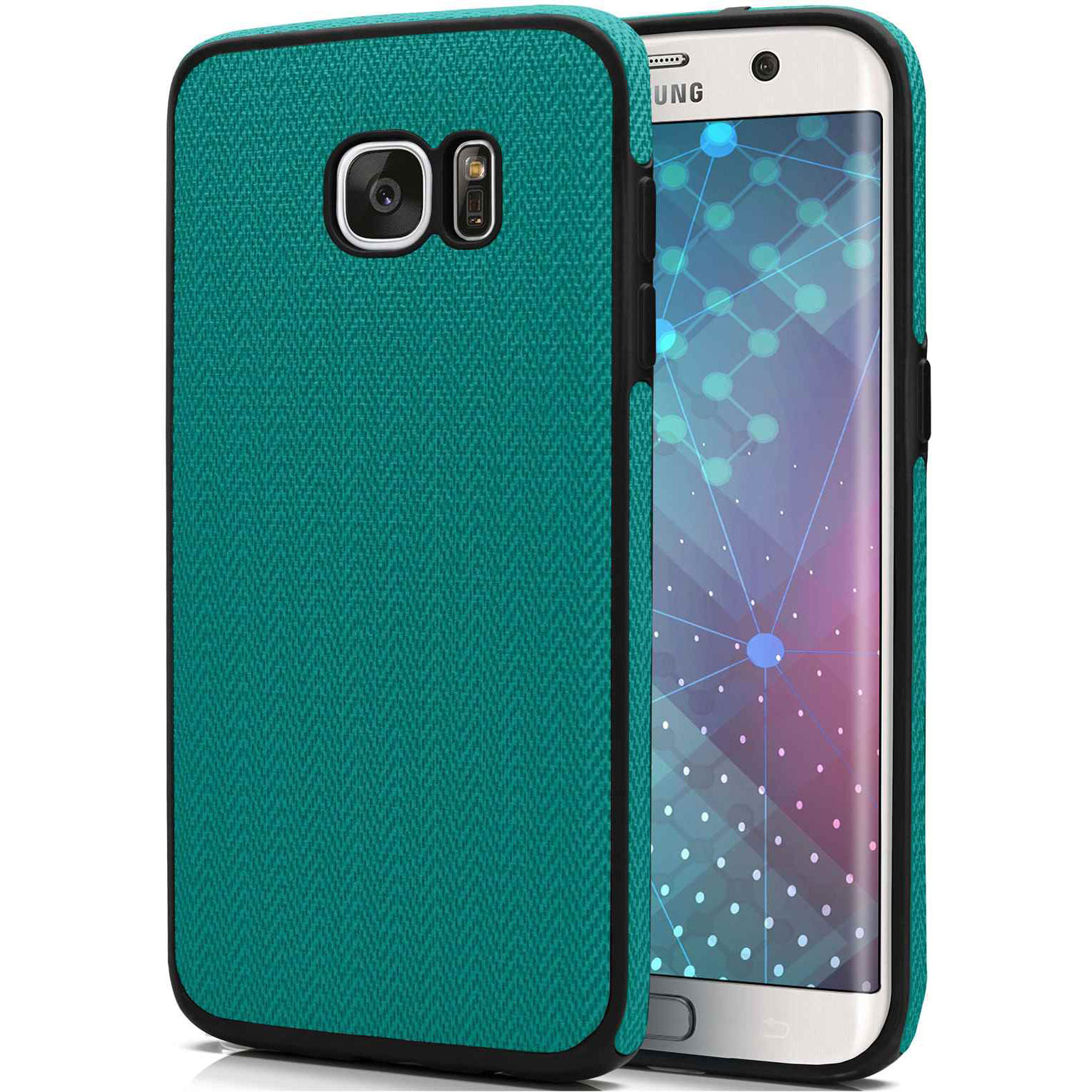 moex Chevron Case für Samsung Galaxy S7 Edge – Flexible Hülle mit erhöhtem Rand für optimalen Schutz – undefined