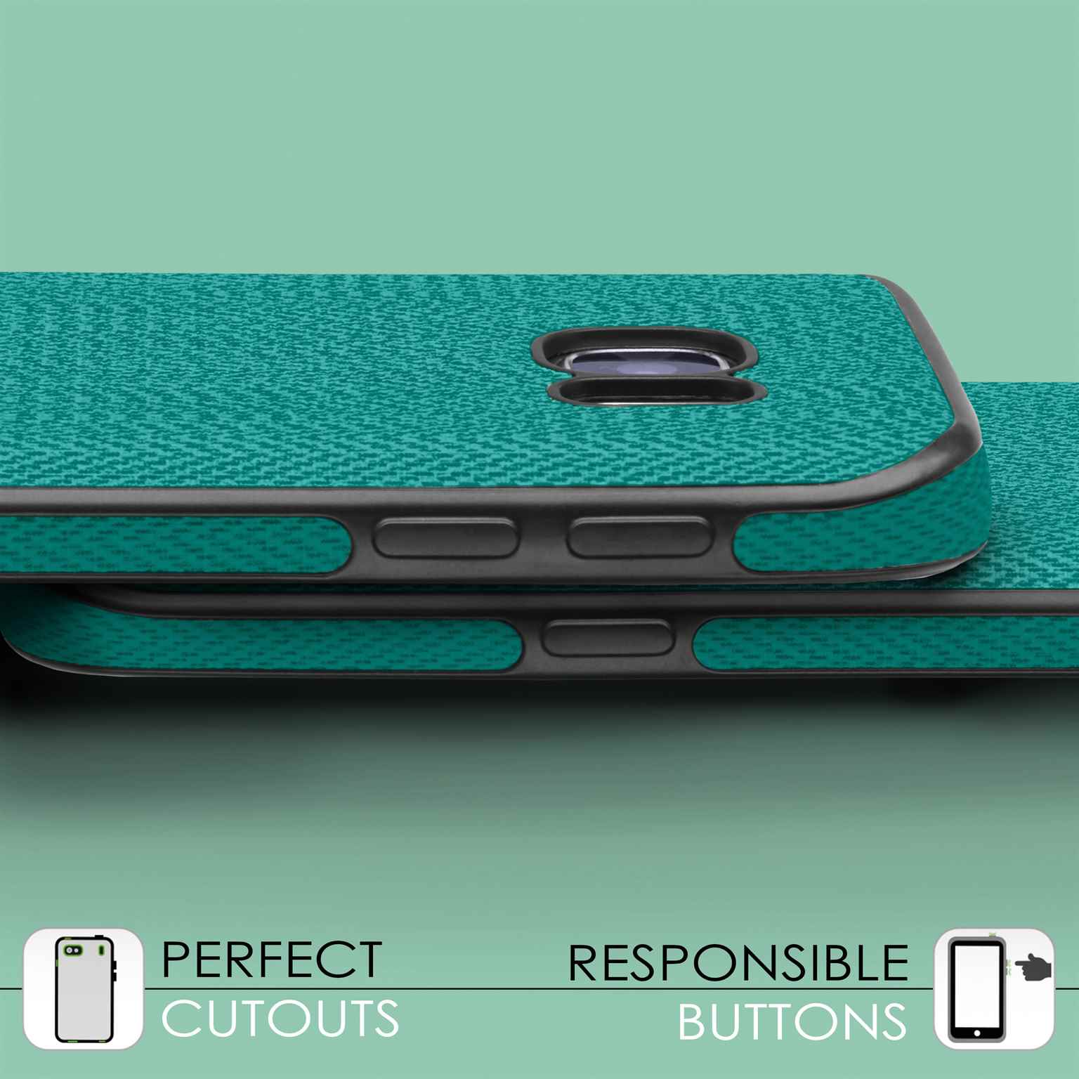 moex Chevron Case für Samsung Galaxy S8 Plus – Flexible Hülle mit erhöhtem Rand für optimalen Schutz – Weiteres Produktbild 3