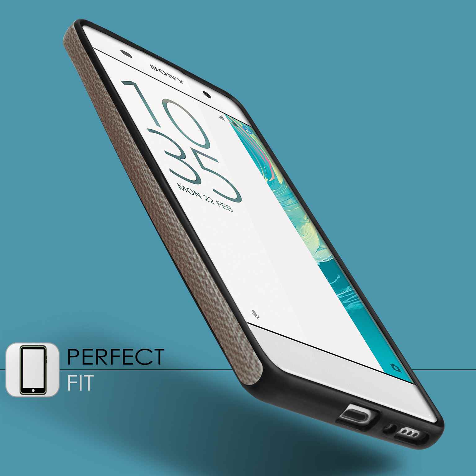 moex Chevron Case für Sony Xperia XA – Flexible Hülle mit erhöhtem Rand für optimalen Schutz – Weiteres Produktbild 3 moex Chevron Case für Sony Xperia XA – Flexible Hülle mit erhöhtem Rand für optimalen Schutz – Weiteres Produktbild 3